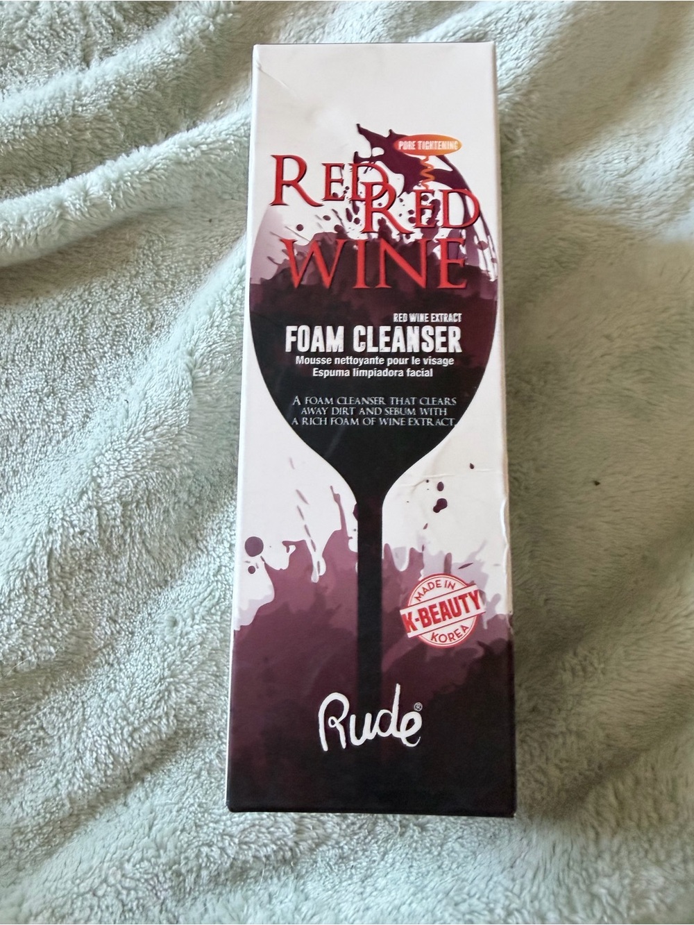 Rude Red Red Wine Foam Cleanser - Red